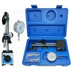 Support Magnétique Support De Comparateur à Cadran Avec Base Magnétique, Plage De Mesure 10 / 0,01 Mm，1 Jeu