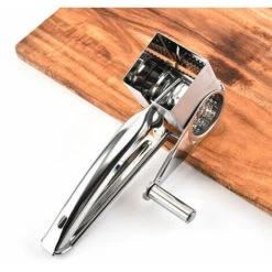 Moulin à Râpe Fromage 1 Tambour Inox - Simple, Résistant Et Efficace, Ensemble De Trois Couteaux De Rabot -Promos Outil Virtuose Magasin 85946022 3