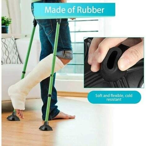 Embout De Canne De Marche, Pieds Et Pointes De Canne Et De Béquille, Patins De Remplacement En Caoutchouc Pour Cannes, Patins De Support Universels Stables à Quatre Points Pour Bâton De Marche 5 Embout De Canne De Marche, Pieds Et Pointes De Canne Et De Béquille, Patins De Remplacement En Caoutchouc Pour Cannes, Patins De Support Universels Stables à Quatre Points Pour Bâton De Marche – Image 3