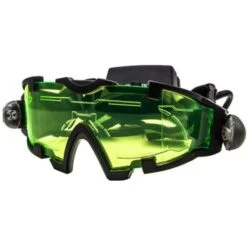 Lunettes De Vision Nocturne Militaires à Bande élastique Réglable Avec Lumière LED Rabattable Pour Les Activités Nocturnes (noir),BISBISOUS