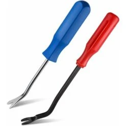 ABCRITAL Outil Pour Enlever Les Agrafes De Tapisserie D'ameublement, Agrafe Lifter Décapant à Usage Intensif Outil De Suppression D'extracteur D'ongles Outil De Suppression Des Clous De Tapisserie(2pc