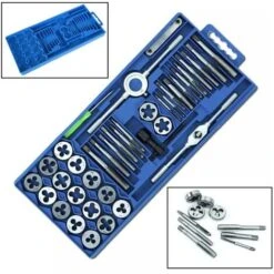 AUFUN Taraud Set 40 Pcs Jeu De Tarauds M3-M12