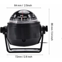 Compas Bateau,Boussole De Navigation Numérique, Boussole De Vision Nocturne De Boule Marine Militaire Réglable électronique Boussole Marine 11 Compas Bateau,Boussole De Navigation Numérique, Boussole De Vision Nocturne De Boule Marine Militaire Réglable électronique Boussole Marine -Promos Outil Virtuose Magasin 87151408 5