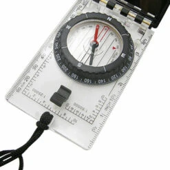 Boussole Multifonctionnelle Pliante Avec Réglage Magnétique De La Déclinaison Pour Le Camping Avec Lanière Et Miroir Gradué DRIVE -Promos Outil Virtuose Magasin 87808121 3