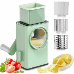 YOIURT Coupe-légumes Artefact Poignée De Main Trancheuse De Déchiquetage Grande Capacité Citron Râpe Rotative Pilon Tempête Tambour Coupe-légumes (vert) 11 YOIURT Coupe-légumes Artefact Poignée De Main Trancheuse De Déchiquetage Grande Capacité Citron Râpe Rotative Pilon Tempête Tambour Coupe-légumes (vert) -Promos Outil Virtuose Magasin 87921135 5