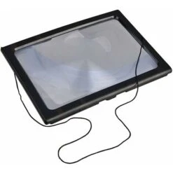 A4 Pleine Page Loupe De Lecture Loupe Sur Pied Rectangulaire Mains Libres Avec 4 LED Lampe Lentille De Grossissement 3X Pour Lire Pour Les Personnes âgées Les Aînés Et Les Malvoyants De -Promos Outil Virtuose Magasin 88007049 3