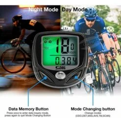 Compteur De Vélo Sans Fil, étanche Ordinateur De Vélo Avec Français Rétroéclairage LCD HD D'affichage De L'écran Compteur Kilométrique De Vitesse Et Odomètre De Route Chronomètre De Vélo -Promos Outil Virtuose Magasin 88205188 5