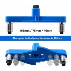 Traceur Central, Gabarit De Goujon à Centrage Automatique, Central Gabarit De Goujonnage De Localisation De Menuiserie Décalé Pour Le Perçage Et Le Marquage Du Bois Le Perçage Et Le Marquage Du Bois -Promos Outil Virtuose Magasin 88641596 4