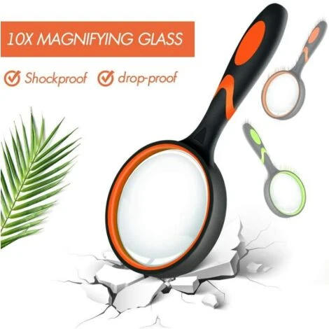 Lot De 3 Loupes Grossissantes 10X Pour La Lecture Des Enfants, Loupe Portable Antidérapante, Grandes Loupes De 75 Mm 5 Lot De 3 Loupes Grossissantes 10X Pour La Lecture Des Enfants, Loupe Portable Antidérapante, Grandes Loupes De 75 Mm – Image 3