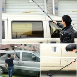 Miroir D'inspection De Véhicule, Miroir D'inspection Long, Miroir Incassable à Haute Résistance, Pas Facilement Cassé, Miroir De Sécurité 20 × 20 Cm, Avec Sac à Main, -Promos Outil Virtuose Magasin 88673677 5