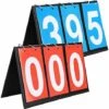 Ableau De Bord Sportif, 2pcs Tableau De Scores Score Flip Tableau De Bord Portatif Sports Tableau Scoreboard à 3 Chiffres Compteur De Score Scoreboard -Promos Outil Virtuose Magasin 88680456 1