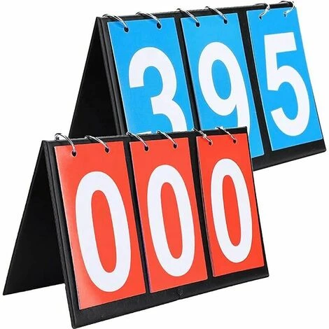 Ableau De Bord Sportif, 2pcs Tableau De Scores Score Flip Tableau De Bord Portatif Sports Tableau Scoreboard à 3 Chiffres Compteur De Score Scoreboard 3 Ableau De Bord Sportif, 2pcs Tableau De Scores Score Flip Tableau De Bord Portatif Sports Tableau Scoreboard à 3 Chiffres Compteur De Score Scoreboard