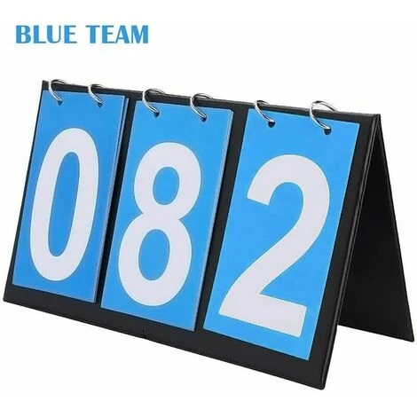 Ableau De Bord Sportif, 2pcs Tableau De Scores Score Flip Tableau De Bord Portatif Sports Tableau Scoreboard à 3 Chiffres Compteur De Score Scoreboard 5 Ableau De Bord Sportif, 2pcs Tableau De Scores Score Flip Tableau De Bord Portatif Sports Tableau Scoreboard à 3 Chiffres Compteur De Score Scoreboard – Image 3