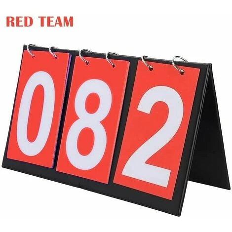 Ableau De Bord Sportif, 2pcs Tableau De Scores Score Flip Tableau De Bord Portatif Sports Tableau Scoreboard à 3 Chiffres Compteur De Score Scoreboard 7 Ableau De Bord Sportif, 2pcs Tableau De Scores Score Flip Tableau De Bord Portatif Sports Tableau Scoreboard à 3 Chiffres Compteur De Score Scoreboard – Image 5