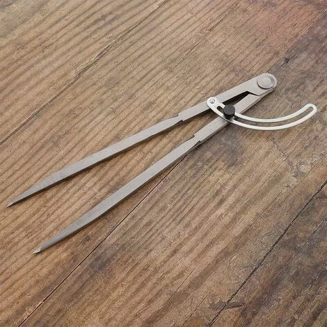 Compas à Pointes Sèches Professionnel En Acier Carbone Compas 300mm Grand Diamètre Pour Charpentier Menuisier Ébéniste Architecte Tailleurs De Pierre, Jauge Precision De Marquage Industriel 7 Compas à Pointes Sèches Professionnel En Acier Carbone Compas 300mm Grand Diamètre Pour Charpentier Menuisier Ébéniste Architecte Tailleurs De Pierre, Jauge Precision De Marquage Industriel – Image 5