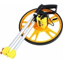 Roue De Mesure De Distance Avec Poignée Télescopique Réglable, Outil De Mesure De Distance Pour Marcher, Rouleau De Ruban à Mesurer Pour Les Travailleurs D'Arpensionnaires Et Constructeurs -Promos Outil Virtuose Magasin 88865882 3