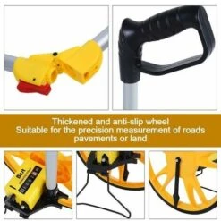 Roue De Mesure De Distance Avec Poignée Télescopique Réglable, Outil De Mesure De Distance Pour Marcher, Rouleau De Ruban à Mesurer Pour Les Travailleurs D'Arpensionnaires Et Constructeurs -Promos Outil Virtuose Magasin 88865882 4