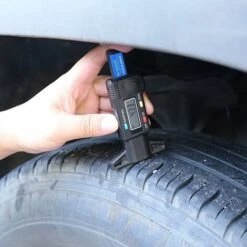 Jauge De Profondeur De Pneu Numérique ， Jauge De Profondeur De Bande De Roulement De Pneu à étrier, Jauge Métrique/impériale LCD 0-25 Mm, Sans Batterie, Camion Fourgon De Moto General Motors -Promos Outil Virtuose Magasin 88919517 5