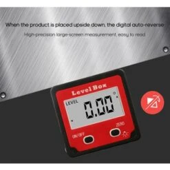 SEENLIN Inclinometre De Rapporteur De Niveau Numerique, Pour Menuiserie / Batiment / Automobile -Promos Outil Virtuose Magasin 89258735 3