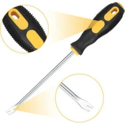 Extracteur D'agrafes 3 Pièces Avec Outil D'extraction De Clous, Outil De Suppression De Clous De Construction De Rembourrage, Agrafeuse De Rembourrage - Poignées En Caoutchouc -Promos Outil Virtuose Magasin 89320476 4