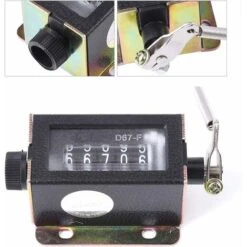 Mini Compteur Mécanique Manuel Comptage 5 Chiffres Arithmomètre -Promos Outil Virtuose Magasin 89775404 3