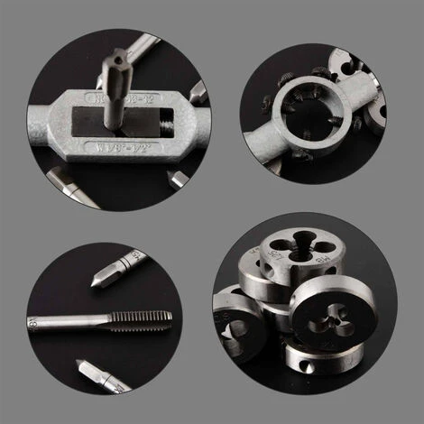 Coffret Tarauds Et Filières 32 Pièces Jeu De Tarauds Et Filières De Filetage M3-M12 Coffret HENGMEI 7 Coffret Tarauds Et Filières 32 Pièces Jeu De Tarauds Et Filières De Filetage M3-M12 Coffret HENGMEI – Image 5