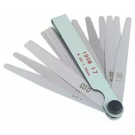 Jauge D'épaisseur En Acier Métrique à 17 Lames 0,02-1,0 Mm Outil De Mesure De Bougie D'allumage Cisea 5 Jauge D'épaisseur En Acier Métrique à 17 Lames 0,02-1,0 Mm Outil De Mesure De Bougie D'allumage Cisea – Image 3