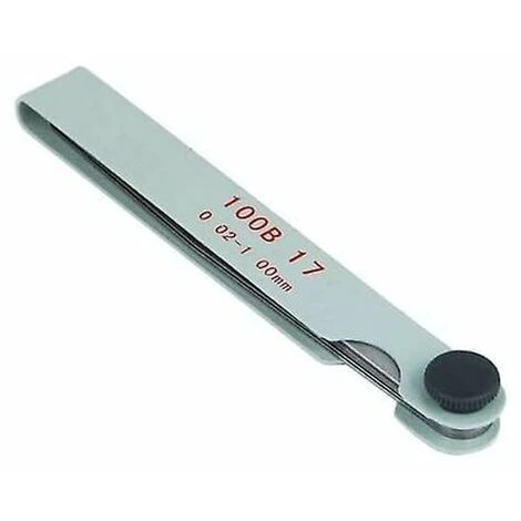 Jauge D'épaisseur En Acier Métrique à 17 Lames 0,02-1,0 Mm Outil De Mesure De Bougie D'allumage Cisea 6 Jauge D'épaisseur En Acier Métrique à 17 Lames 0,02-1,0 Mm Outil De Mesure De Bougie D'allumage Cisea – Image 4