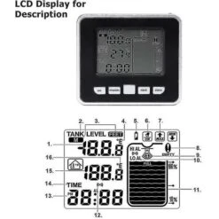 Capteur De Niveau D'eau Capteur De Niveau De Profondeur De Liquide De Réservoir D'eau à Ultrasons Avec Affichage (costbuy) -Promos Outil Virtuose Magasin 90497750 3