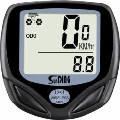 Compteur De Vélo Sans Fil, étanche Ordinateur De Vélo Avec Rétroéclairage LCD D'affichage De L'écran Compteur Kilométrique De Vitesse Et Odomètre De Route Chronomètre De Vélo -