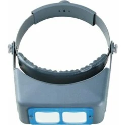 Bandeau Loupe Mains Libres Bijoutier Loupe Monture Tête Casque Loupe Visière Verre Optique 4 Lentilles Remplaçables Pour Lecture, Réparation