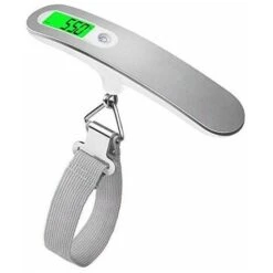 Pèse Bagage Électronique Avec Sangles À Crochet, Balance Électronique Portable Avec Fonction Tare, Balances À Suspension Balance De Pesage Pour Bagages À Main Capacité De 110Lb/50Kg Accessoire De Cuis