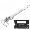 Pied à Coulisse Numérique 200 Mm En Acier Inoxydable Avec 32 Lamp Jauge D’Épaisseur Conversion De F/inch/mm Avec Grand Écran LCD Caliper VernierMesure De Diamètre, Calibre Profondeur
