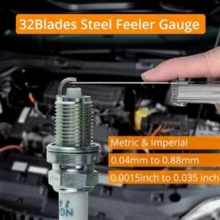 Pied à Coulisse Numérique 200 Mm En Acier Inoxydable Avec 32 Lamp Jauge D’Épaisseur Conversion De F/inch/mm Avec Grand Écran LCD Caliper VernierMesure De Diamètre, Calibre Profondeur -Promos Outil Virtuose Magasin 90696690 3