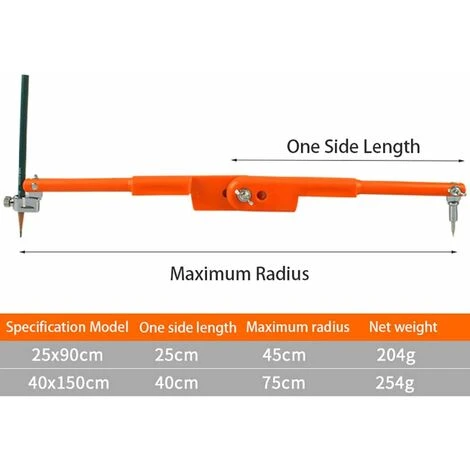 Compas De Charpentier à Diamètre Réglable De Précision Pour Le Marquage Et L'écriture Du Bois, Petit 25 Cm 3 Compas De Charpentier à Diamètre Réglable De Précision Pour Le Marquage Et L'écriture Du Bois, Petit 25 Cm