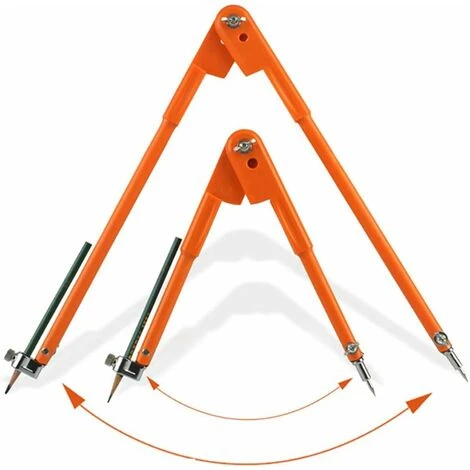 Compas De Charpentier à Diamètre Réglable De Précision Pour Le Marquage Et L'écriture Du Bois, Petit 25 Cm 5 Compas De Charpentier à Diamètre Réglable De Précision Pour Le Marquage Et L'écriture Du Bois, Petit 25 Cm – Image 3