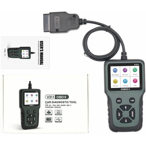 Universel OBD2 Outil De Diagnostic De Voiture Support Multilingue OBDII Lecteur De Code D'erreur De Moteur De Voiture Et Suppression 7 Universel OBD2 Outil De Diagnostic De Voiture Support Multilingue OBDII Lecteur De Code D'erreur De Moteur De Voiture Et Suppression – Image 5