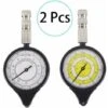 UNOIU 2 Pcs Carte Télémètre Odomètre Multifonction Compass Curvimètre Appareil, Opisomètre, Curvimètre, Distance Calculatrice Carte Mesureur Boussole Randonnée Camping Pour Survie En Plein Air