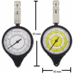 UNOIU 2 Pcs Carte Télémètre Odomètre Multifonction Compass Curvimètre Appareil, Opisomètre, Curvimètre, Distance Calculatrice Carte Mesureur Boussole Randonnée Camping Pour Survie En Plein Air -Promos Outil Virtuose Magasin 90995677 4