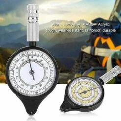 UNOIU 2 Pcs Carte Télémètre Odomètre Multifonction Compass Curvimètre Appareil, Opisomètre, Curvimètre, Distance Calculatrice Carte Mesureur Boussole Randonnée Camping Pour Survie En Plein Air -Promos Outil Virtuose Magasin 90995677 5