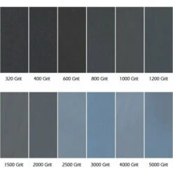 Lot De 36 Papier De Verre, Papier Abrasif 23 X 9.3cm à Sec à L'Eau 320/400/ 600/800/ 1000/1200/ 1500/2000/ 2500/3000/ 4000/5000 (3 X 12) Feuilles/Grains -Promos Outil Virtuose Magasin 91619960 3