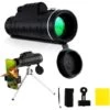 Télescope Monoculaire 40x60 Pour Adultes, Lunette Monoculaire étanche HD à Prisme Haute Puissance, Noir,BISBISOUS -Promos Outil Virtuose Magasin 91923557 1