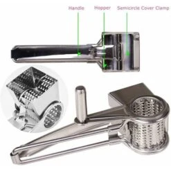 Râpe à Fromage En Acier Inoxydable/broyeur De Légumes, Râpe Grossière/râpe Fine/râpe à Disque Pour Parmesan, Ail, Noix, Gingembre, Carotte -Promos Outil Virtuose Magasin 92079601 3