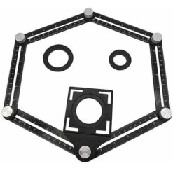 Outil De Mesure D'angle En Alliage D'aluminium à Six Faces-règle D'angle Universelle-localisateur D'ouverture Universel-mise à Niveau De La Règle En Alliage D'aluminium-outil De Mesure Multi-angle Tou -Promos Outil Virtuose Magasin 92207765 3