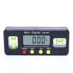 Niveau Electronique,Inclinomètre Numérique Rapporteur, Avec Affichage, Avec Base Magnétique, Haute Précision, Avec Affichage De Maintien De La Lecture Et Fonction De Retournement.