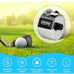 Compteur Manuel 4 Chiffres Compteur De Passage Pour Compteur De Personnes, Sport De Golf, École Des Formateurs -Promos Outil Virtuose Magasin 93249844 4