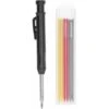Stylo à Tracer Pour Le Travail Du Bois En Carbure De Tungstène Noir Kit D'outils De Marquage Pointu Avec Recharges De Rechange(Recharge Tricolore) -Promos Outil Virtuose Magasin 93348497 1