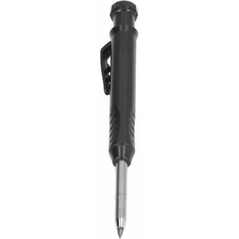 Stylo à Tracer Pour Le Travail Du Bois En Carbure De Tungstène Noir Kit D'outils De Marquage Pointu Avec Recharges De Rechange(Recharge Tricolore) 5 Stylo à Tracer Pour Le Travail Du Bois En Carbure De Tungstène Noir Kit D'outils De Marquage Pointu Avec Recharges De Rechange(Recharge Tricolore) – Image 3