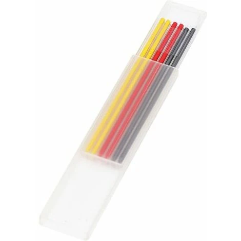 Stylo à Tracer Pour Le Travail Du Bois En Carbure De Tungstène Noir Kit D'outils De Marquage Pointu Avec Recharges De Rechange(Recharge Tricolore) 6 Stylo à Tracer Pour Le Travail Du Bois En Carbure De Tungstène Noir Kit D'outils De Marquage Pointu Avec Recharges De Rechange(Recharge Tricolore) – Image 4