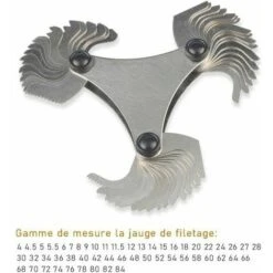 51 Pièces Outil De Mesure De Jauge à Pas De Vis 60° Americaine En Acier Inoxydable 4-84 8 51 Pièces Outil De Mesure De Jauge à Pas De Vis 60° Americaine En Acier Inoxydable 4-84 -Promos Outil Virtuose Magasin 93445738 2